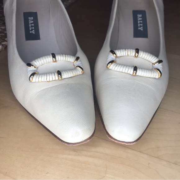 Bally Vintage Leather Fern Pump Nappa Flex 7M - Picture 2 of 10